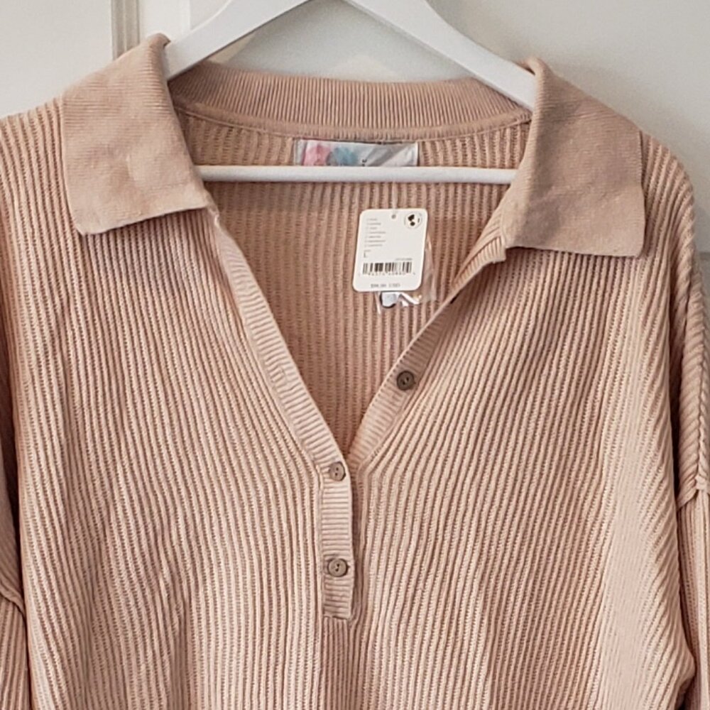 NWT: Free People Picnic Sweater Romper Size Large - Picture 8 of 9